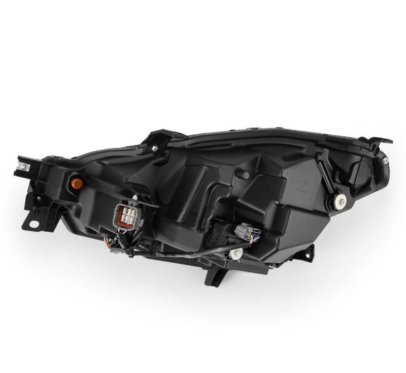 AlphaRex Nova Series LED projector headlights in black for Toyota GR86 and Subaru BRZ, showcasing sleek headlight design.