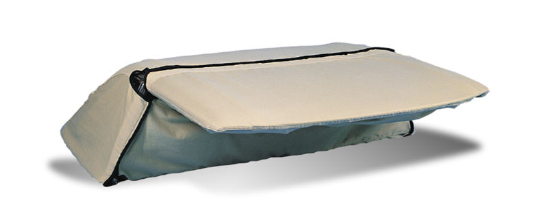 Covercraft tan flannel hardtop protector for 1963-1967 Chevrolet Corvette convertibles, durable car cover for hardtop protection.