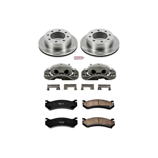 PowerStop OE brake calipers for GMC Yukon XL 2500 rear Autospecialty kit with brake calipers and hardware.
