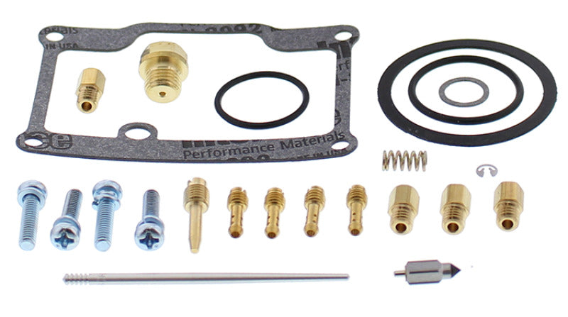 All Balls Racing Arctic Cat Panther 370 carburetor rebuild kit with gaskets and parts for engine maintenance.