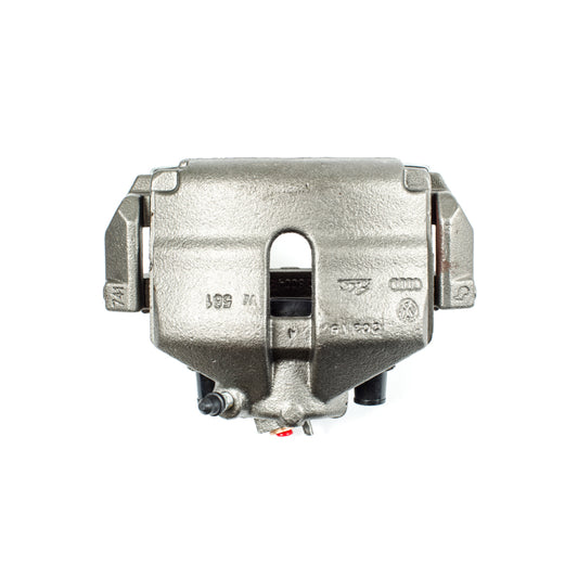 PowerStop front left OE brake caliper with bracket for 2008-2009 Audi TT, showing metal caliper and mounting components
