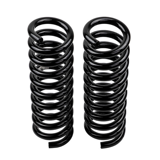 Old Man Emu ARB front coilover spring, 2-inch coil spring for vehicle suspension, shown in black with coil design.