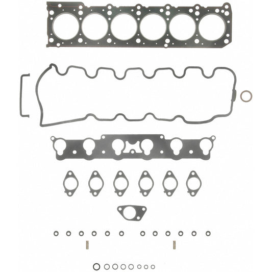 Fel-Pro Mercedes-Benz 190E HS 9768 PT PermaTorque engine cylinder head gasket set, showing the gasket components.