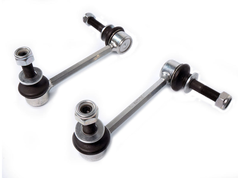 ICON Toyota Tacoma front sway bar link kit, suspension components showing metal links and bushings for vehicle stability.