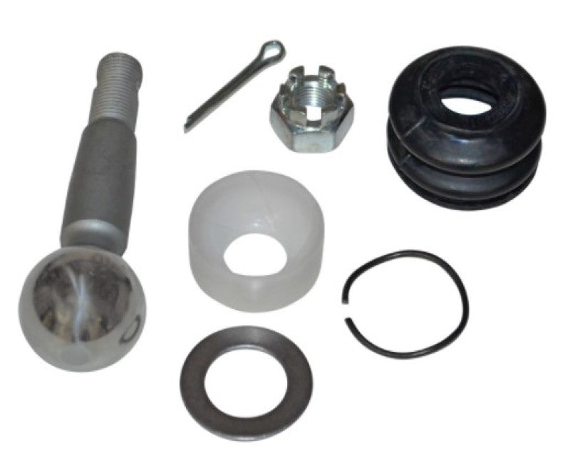 SPC Performance ball joint rebuild kit with 9.5 taper and .25 inch over for adjustable control arms, shown with components.