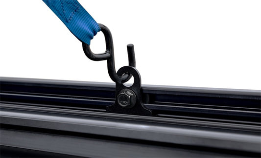 Access ADARAC 09-26 Ram 1500/Classic 5ft 7in bed utility rails in silver, showing sleek metal design on truck bed side.