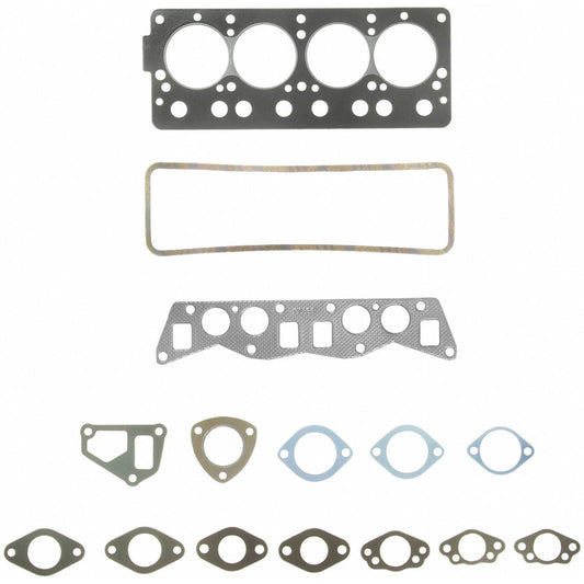 Fel-Pro HS 21190 B engine cylinder head gasket set showing multiple gaskets and components on a white background.