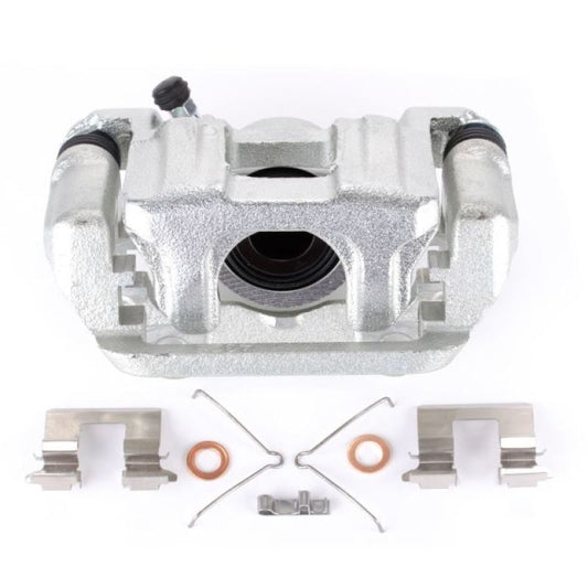PowerStop rear left OE brake caliper with bracket for 2014-2016 Acura MDX, automotive part in black with mounting hardware