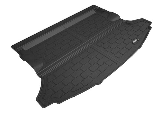 Black 3D MAXpider cargo liner for 2017-2019 Subaru Impreza 5-door and Crosstrek, made of durable rubber.
