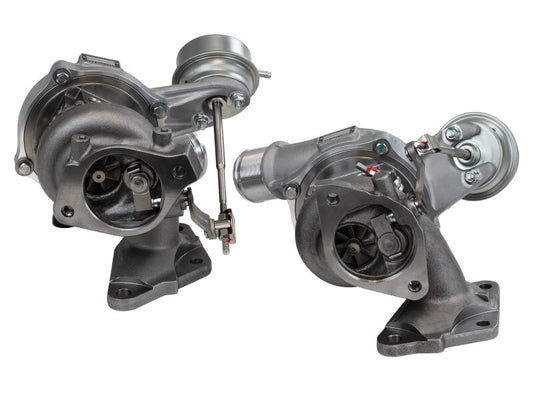 aFe Power Bladerunner 88mm turbocharger for 2015-2017 Ford F-150 V6 2.7L turbo engine, showing the turbocharger with detailed components.