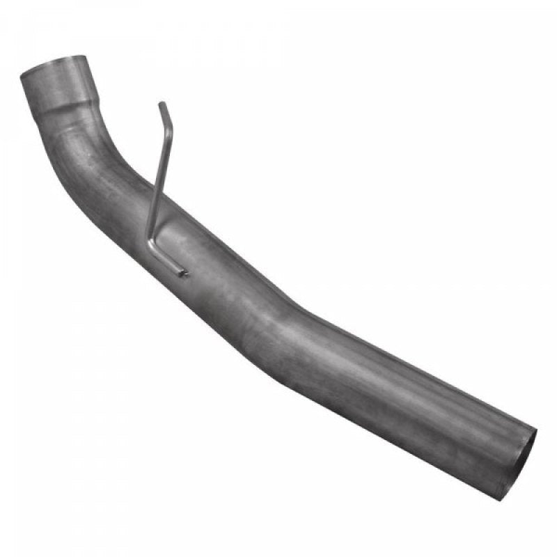 Diamond Eye Performance 4-inch tail pipe for 2008-2013 Ford F250/F350 turbo trucks, stainless steel, single outlet, rear exhaust pipe.
