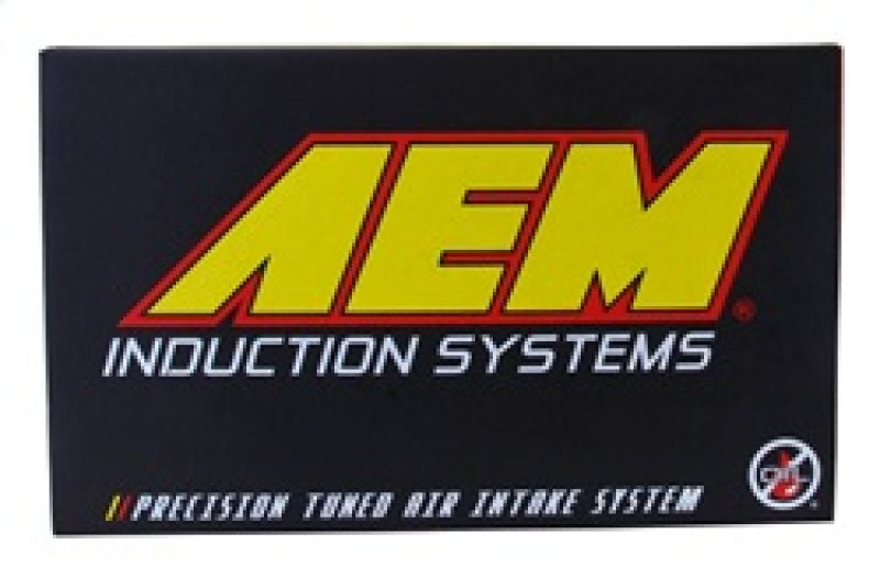 AEM 06-09 Civic Si chrome cold air intake system with polished metal piping and filter for improved engine airflow.