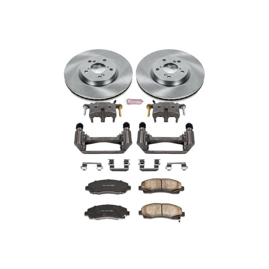 PowerStop OE brake calipers for 2006-2011 Honda Ridgeline front auto specialty kit with calipers and hardware.