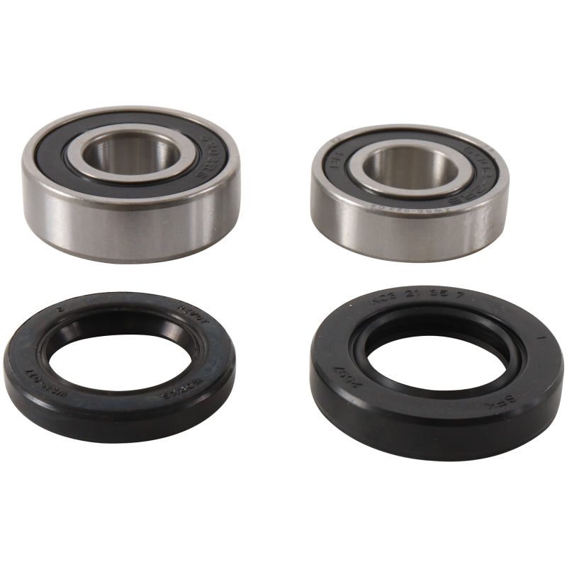 Pivot Works rear wheel bearing kit for Honda CR80R 96-02, showing high-quality wheel bearings for motorcycle maintenance.