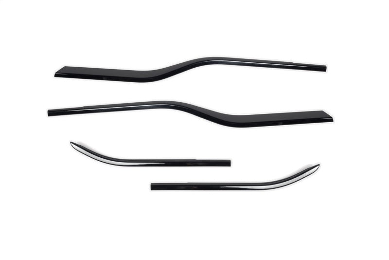 Putco tinted ABS window trim accents on a 2015-2020 Ford F-150 SuperCrew exterior trim for enhanced vehicle styling.