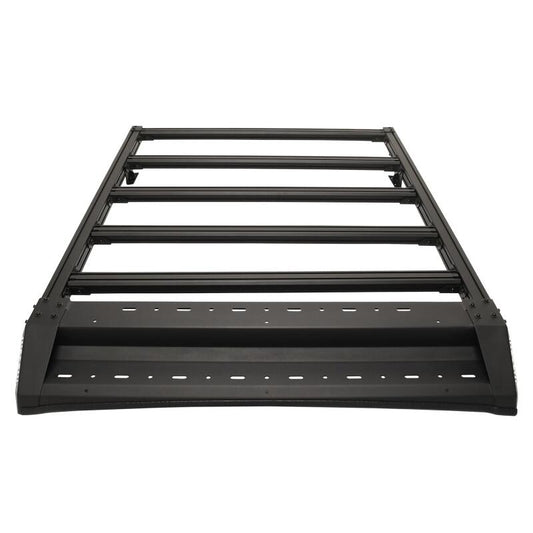 Westin Toyota Tacoma Mesa roof rack installed on a 2016-2023 model, providing extra cargo space on the vehicle's roof.