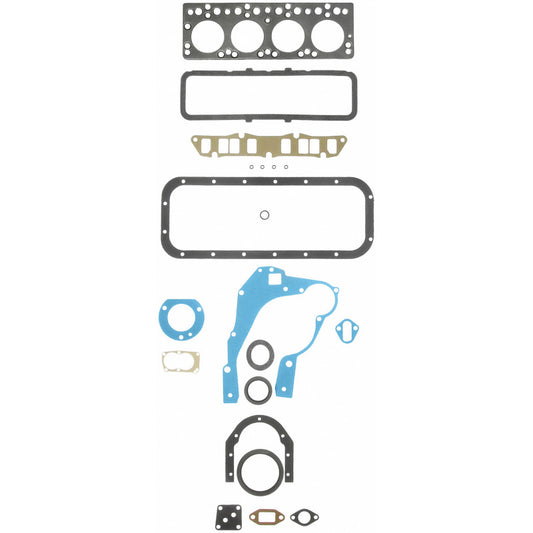 Fel-Pro FS 7957 SB-4 engine gasket set with various gaskets and seals for vehicle engine repair.