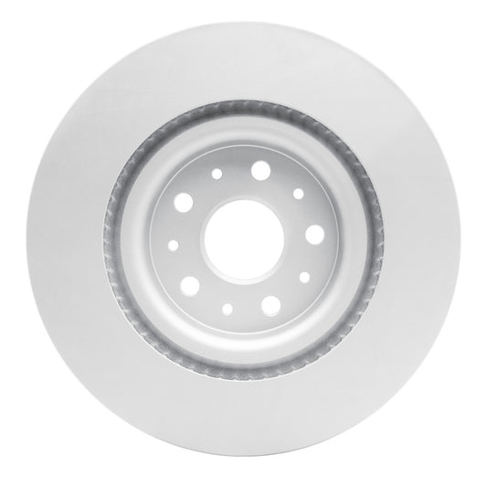 DFC Chevrolet Corvette rear brake rotor, high-carbon alloy with Geomet coating for enhanced durability and performance.