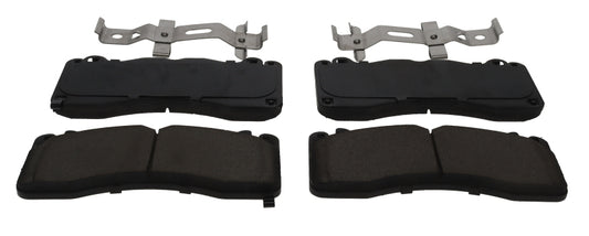 Baer Brakes performance brake pads for 2015-2022 Ford Mustang, showing the new brake pad design with branding and metal backing.