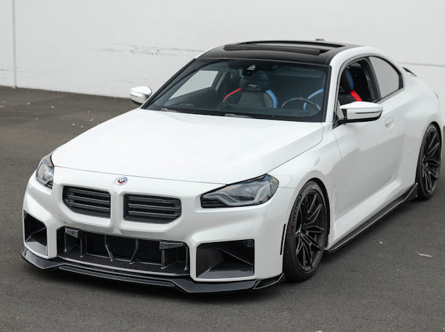 2023-Up BMW G87 M2 | M-Performance Style Carbon Fiber Front Lower Center Grille Replacement