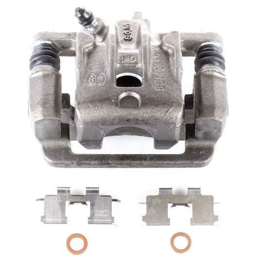 PowerStop rear left OE brake caliper with bracket for 2007-2010 Hyundai Elantra, automotive part for braking system repair.