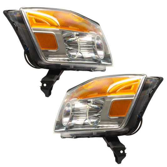 Oracle Lighting Nissan Armada 2008-2015 ColorSHIFT LED headlights with SMD technology, showcasing the headlight assembly.