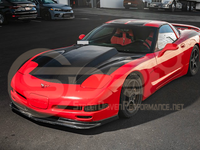 *IMPERFECTION / DISCOUNTED* 1997-2004 CHEVROLET CORVETTE C5 CARBON FIBER FRONT COWL HOOD
