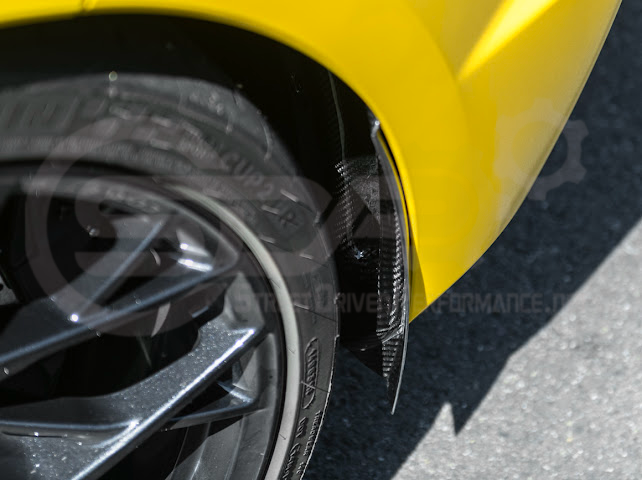 2023-UP CORVETTE C8 E-RAY, Z06, & ZR1 | FACTORY EXTENDED XL VERSION 2 FRONT & REAR MUD FLAPS SPLASH GUARD PAIR