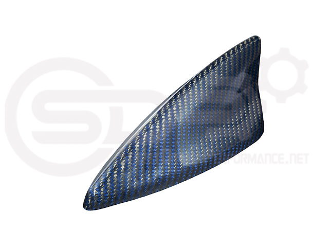 2014-Up Cadillac ATS CTS CT4 CT5 Blue Carbon Fiber Shark Fin Antenna Cover
