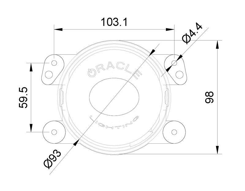Oracle Lighting high-performance green LED fog lights for Jeep Wrangler JK, JL, and JT models, featuring durable, bright illumination