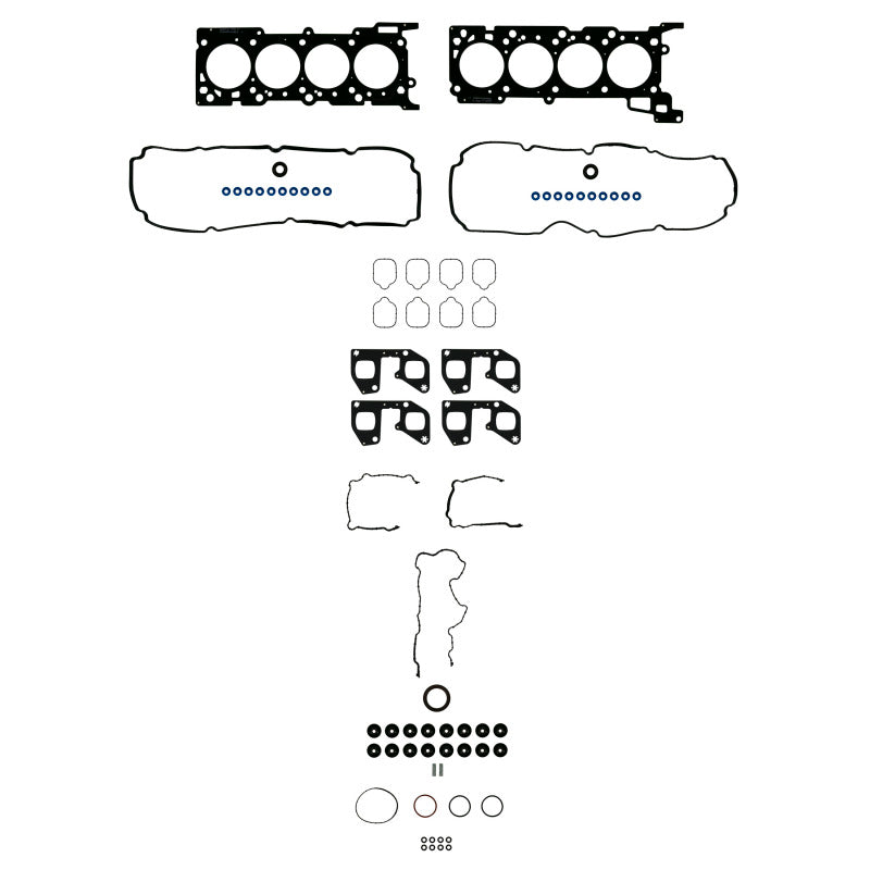 Fel-Pro Ford F-250 Super Duty HS 26665 PT-1 PermaTorque engine cylinder head gasket set showing gasket components.