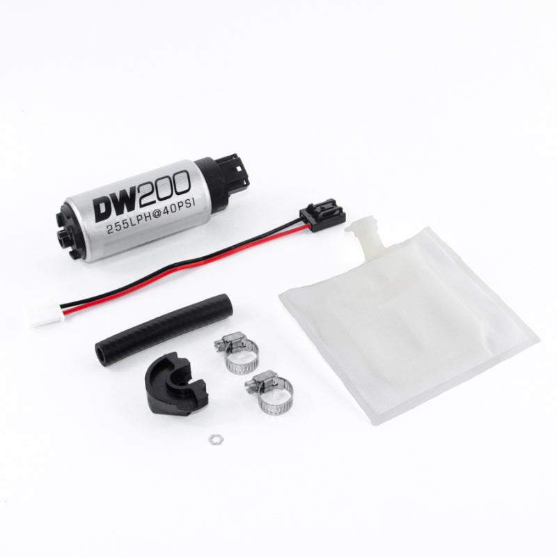 DeatschWerks 255 LPH in-tank fuel pump set with installation kit for 02-07 WRX/STi, 93-07 Impreza, and 90-07 Legacy vehicles