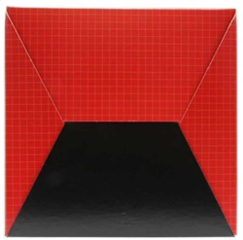 K&N Engineering universal rubber air filter with 5-inch flange, 6.5-inch base, 4.38-inch top, and 7-inch height for vehicle intake systems