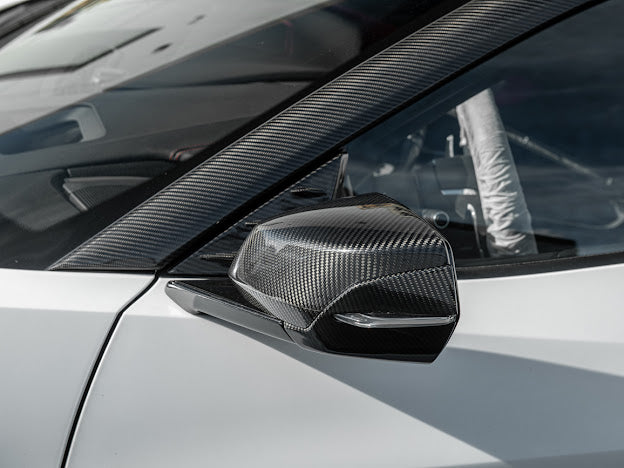 2020+ CORVETTE C8 | CARBON FIBER REPLACEMENT MIRROR COVERS PAIR