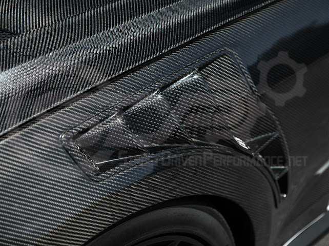 2018-2023 Ford Mustang S550 | GT500 Style Carbon Fiber Front Side Vented Fenders PAIR