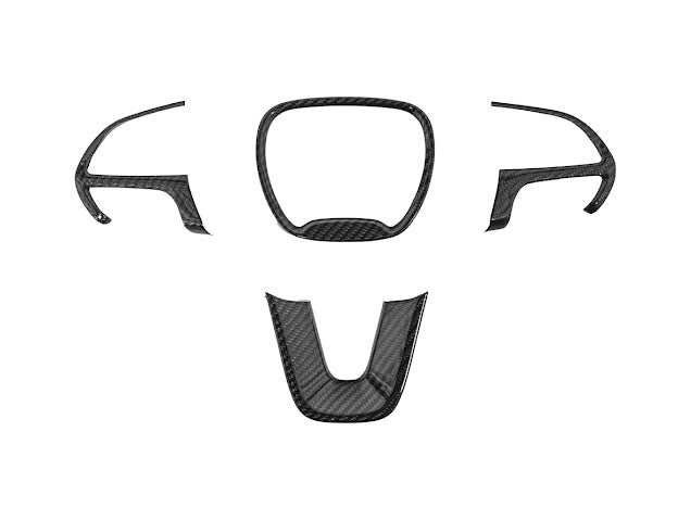 2015-2023 DODGE CHARGER /CHALLENGER / DURANGO CARBON FIBER STEERING WHEEL COVER