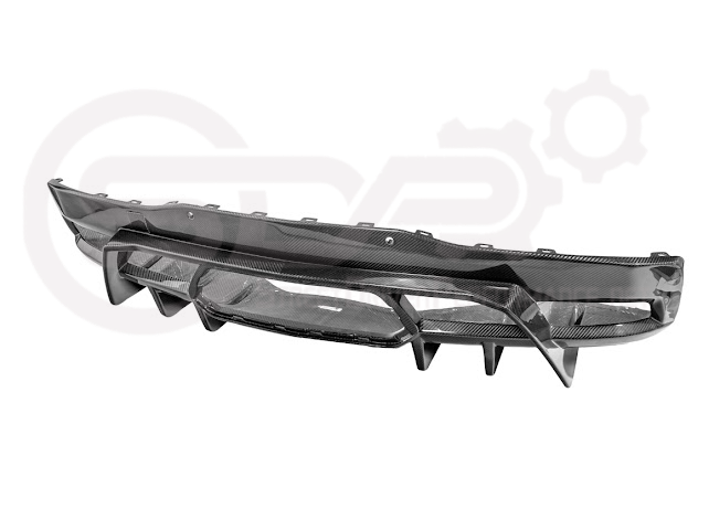 2023-UP CHEVROLET CORVETTE C8 Z06 | SDP PERFORMANCE PACKAGE CARBON FIBER REAR BUMPER FINNED DIFFUSER