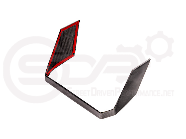 2024-Up Tesla Cybertruck | Interior DRY Carbon Fiber Rear Display Lower Trim Cover