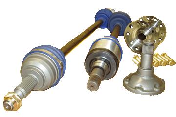 DSS Driveshaft Shop VW65 VR6 axle and hub kit for 1993-1998 Golf, GTI, Jetta, Corrado with 750HP Level 5 drivetrain upgrade