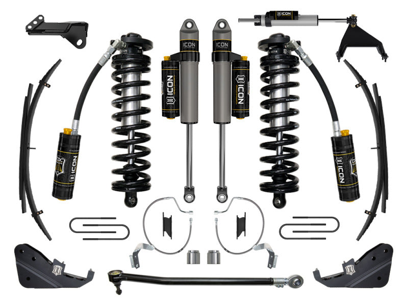 ICON 23 Ford F250/F350 4-5.5in Stage 5 Coilover Conversion Sys w/ Expansion Packs