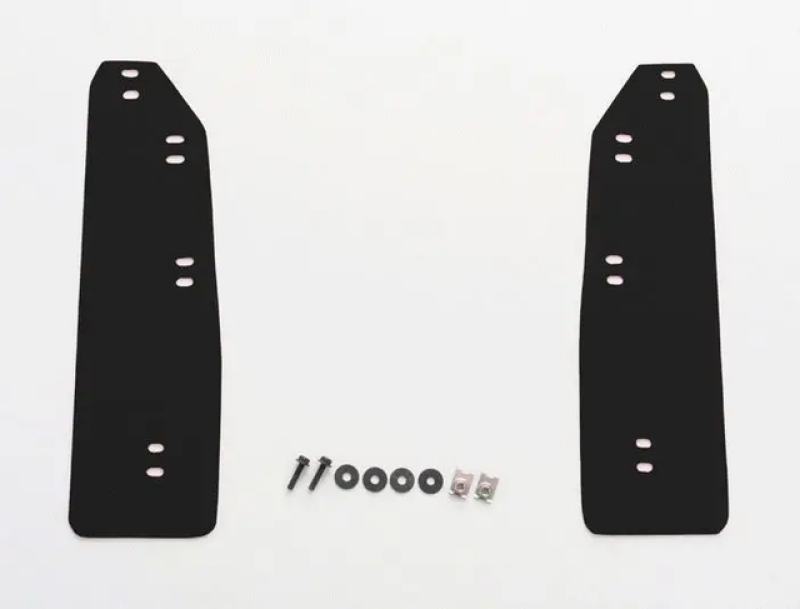 Cusco 2023+ Honda Civic Type-R FL5 EVA black mud flaps set of 2, front side, durable rubber material, designed for protection.