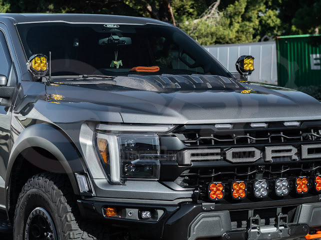 2021-UP FORD F-150 RAPTOR CARBON FIBER FRONT HOOD