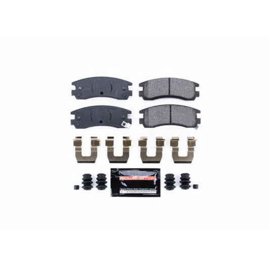 PowerStop Z23 Evolution Sport rear brake pads for Buick Allure 2008-2009, with hardware included, performance brake replacement.