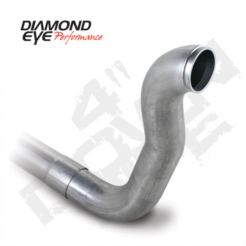Diamond Eye Performance 4-inch downpipe with HX40 flange for Dodge 5.9L 2500/3500 89-93, 2x4 engine models.