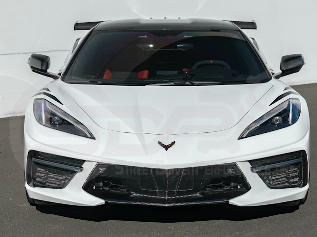 2020-UP CORVETTE C8 STINGRAY & Z51 | SEQUENTIAL FRONT GRILLE LED DRL LIGHT BAR BEZEL INSERTS PAIR