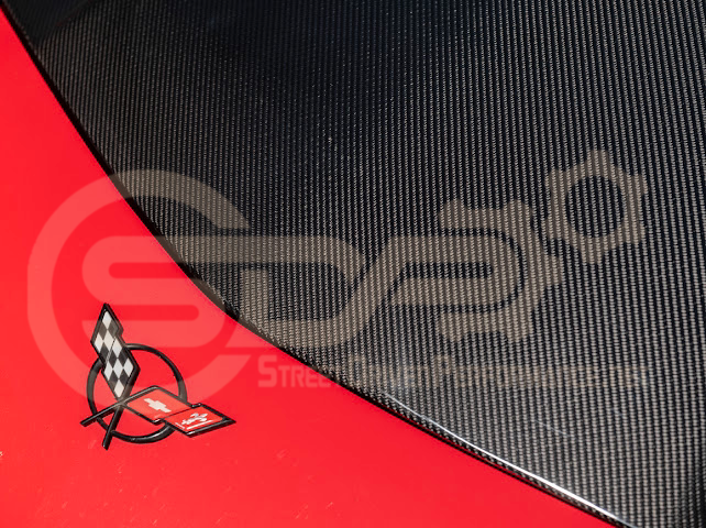*IMPERFECTION / DISCOUNTED* 1997-2004 CHEVROLET CORVETTE C5 CARBON FIBER FRONT COWL HOOD
