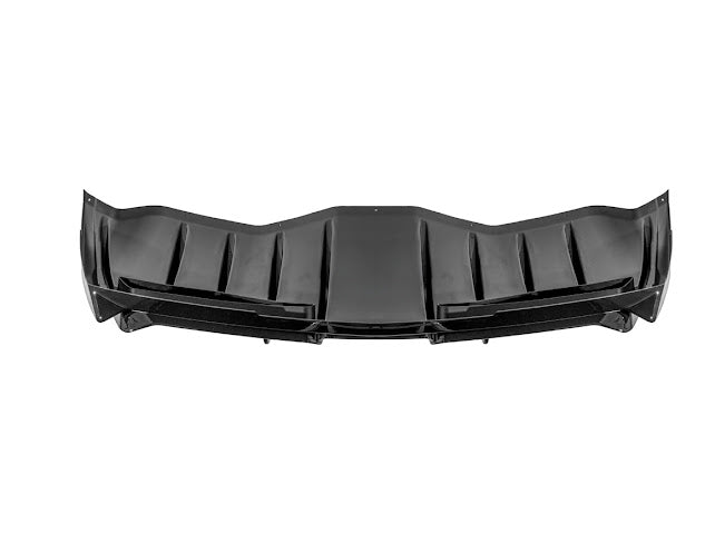 2020-UP CHEVROLET CORVETTE C8 GLOSSY BLACK REAR *ADD-ON*  BUMPER DIFFUSER