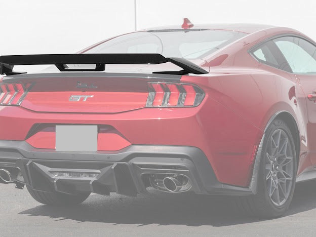 2024-Up Ford Mustang S650 | GT Style Rear Trunk Wing Wickerbill Spoiler