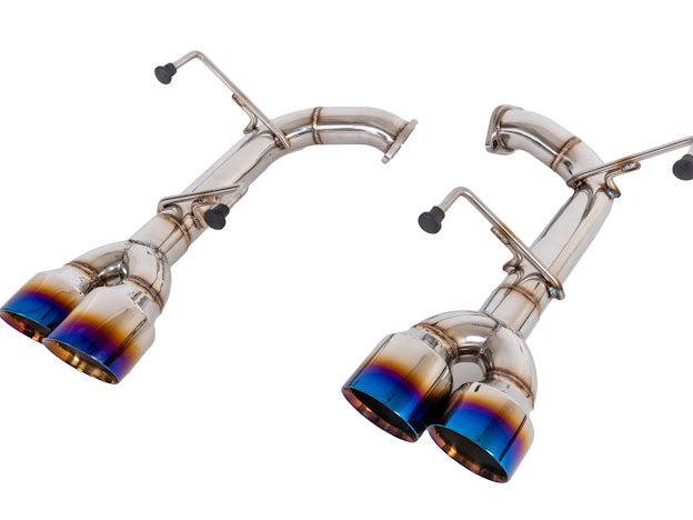 2015-2021 SUBARU WRX / STI | AXLE BACK EXHAUST 4 INCH QUAD BURNT BLUE TIPS