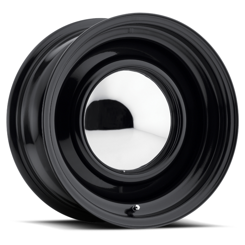 Raceline 61B black forged wheel with 15x6 size, 5x5/5.5 bolt pattern, 3.7-inch backspacing, and included cap.